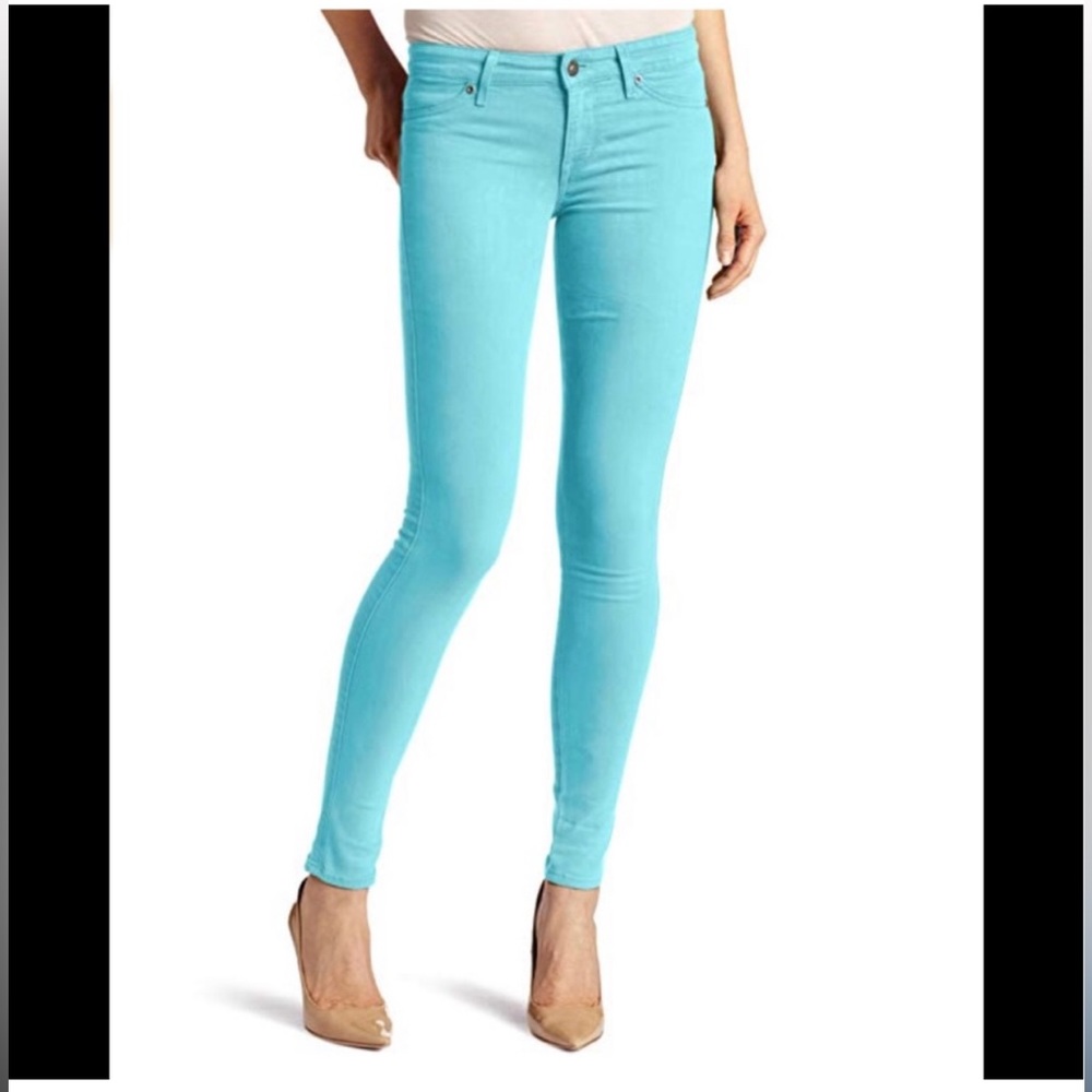 Rich & Skinny Legacy Colored Denim Jeans in Juniper
